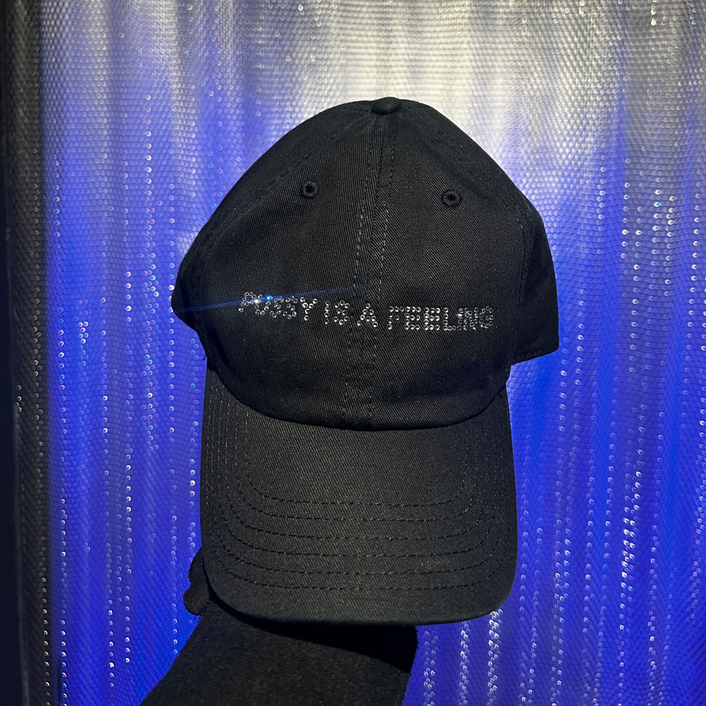 PUSSY IS A FEELING BLACK & DIAMOND DAD CAP