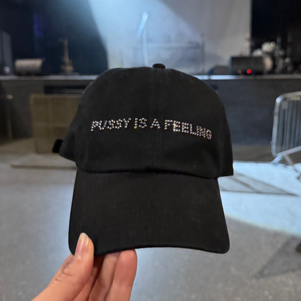 PUSSY IS A FEELING BLACK & DIAMOND DAD CAP
