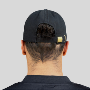 PUSSY IS A FEELING BLACK WITH WHITE DAD CAP