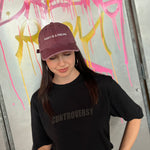 PUSSY IS A FEELING WASHED BURGUNDY DAD CAP