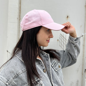 
            
                Load image into Gallery viewer, PUSSY IS A FEELING PINK WITH WHITE CAP
            
        