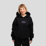 PUSSY IS A FEELING x MISHA Oversized Hoodie in Black