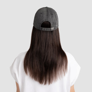 PUSSY IS A FEELING x MISHA Dad Cap in Washed Black & Green