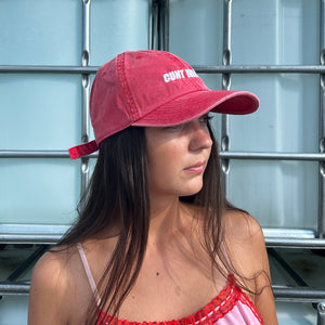 CUNT WAIT WASHED RED CAP