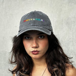 PRIDE COLLECTION - PUSSY IS A FEELING WASHED BLACK DAD CAP