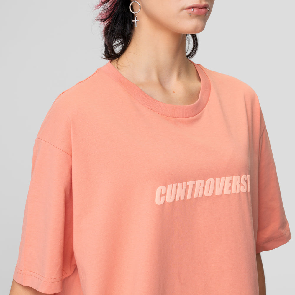 CUNTROVERSY PEACH T-SHIRT