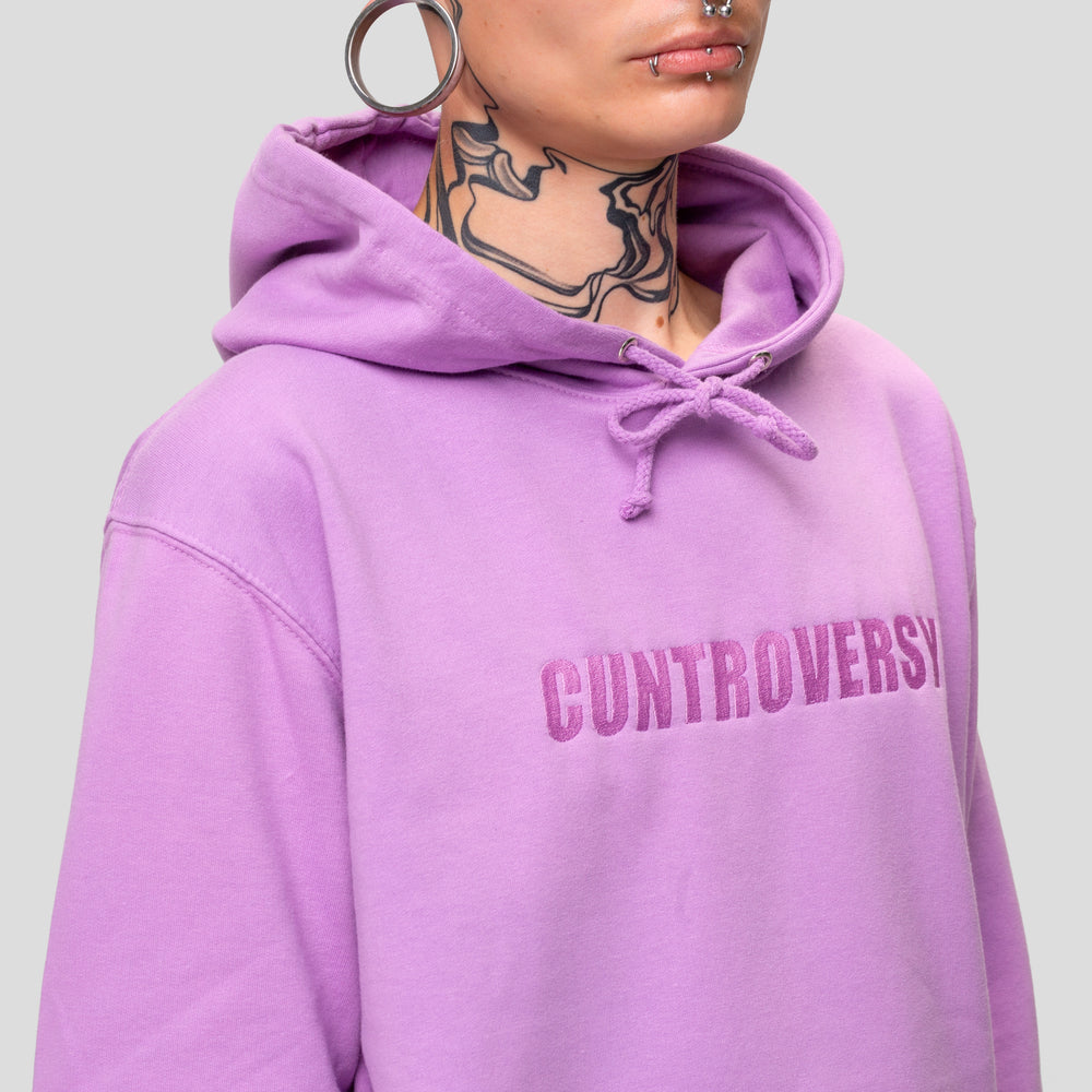 CUNTROVERSY LILAC HOODIE