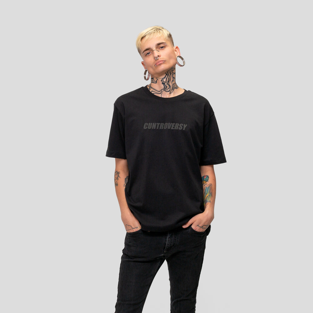 CUNTROVERSY BLACK T-SHIRT