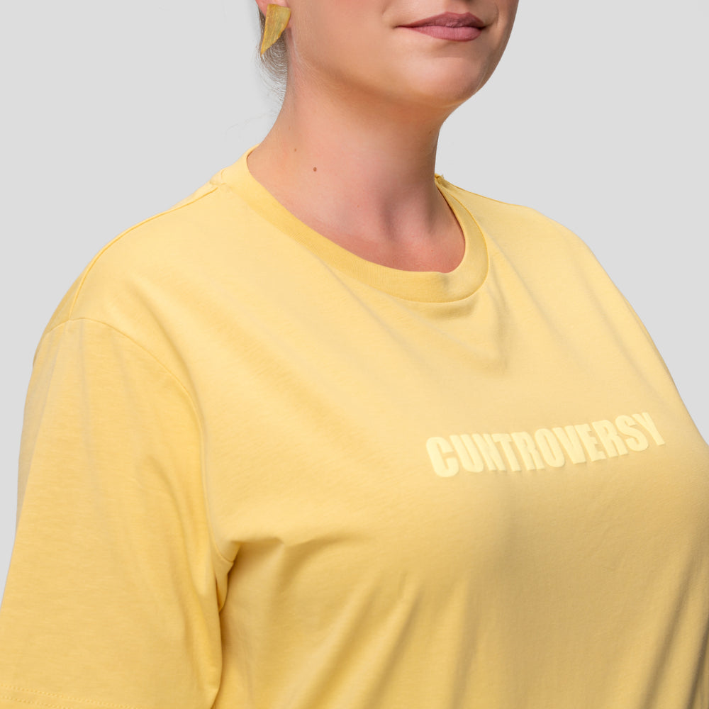 CUNTROVERSY YELLOW T-SHIRT