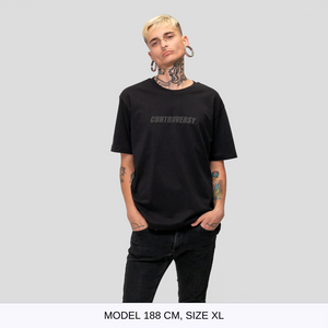 
            
                Load image into Gallery viewer, CUNTROVERSY BLACK T-SHIRT
            
        