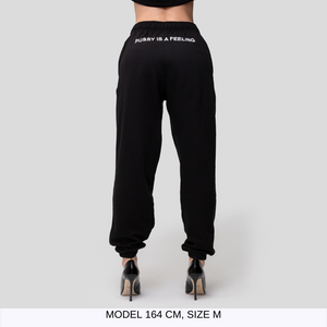 PUSSY IS A FEELING BLACK SWEATPANTS